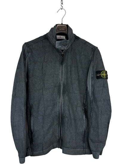 Cardigan grigio con trattamento Dust Colour Stone Island - Taglia L