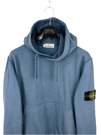 Felpa blu con cappuccio Stone Island - Taglia L