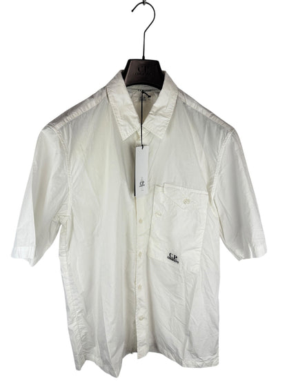 Camicia bianca con taschino sul petto C.P. Company (nuova con cartellino) - Taglia L
