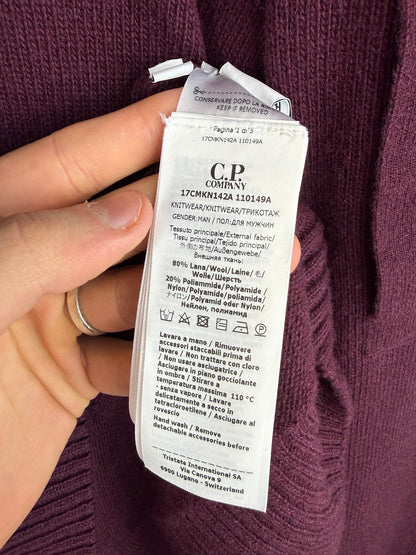 C.P. Company burgundy crewneck sweater - Size S