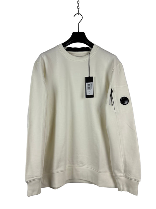 Felpa bianca C.P. Company (nuova con cartellino) - Taglia XXL