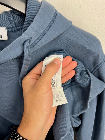 Felpa blu con cappuccio Stone Island - Taglia L