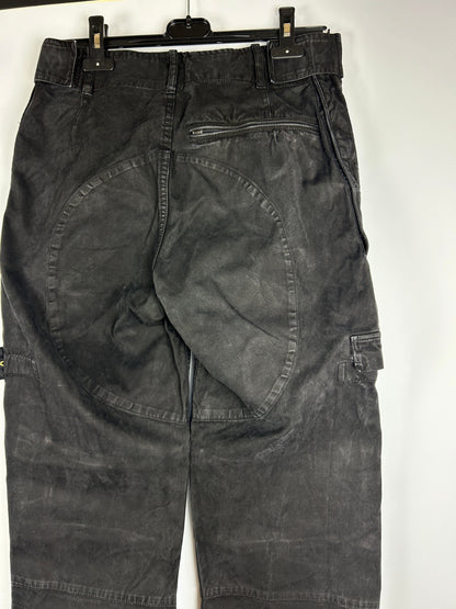 Pantaloni parachute neri Paul Harvey Stone Island - Taglia 48