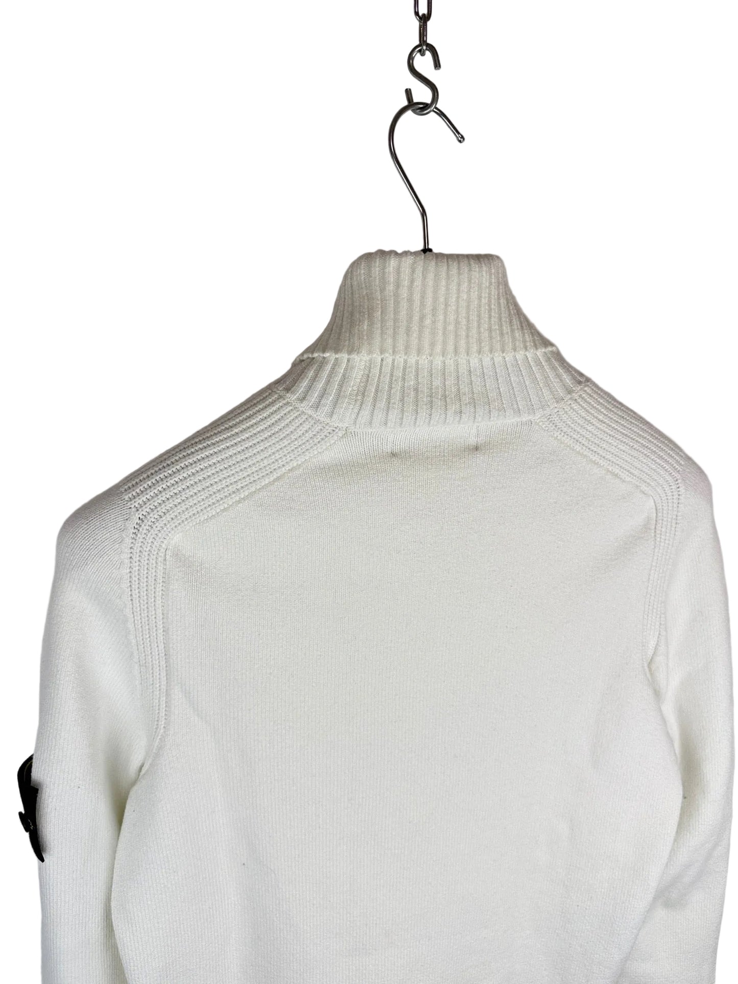 Maglione dolcevita bianco Stone Island - Taglia S