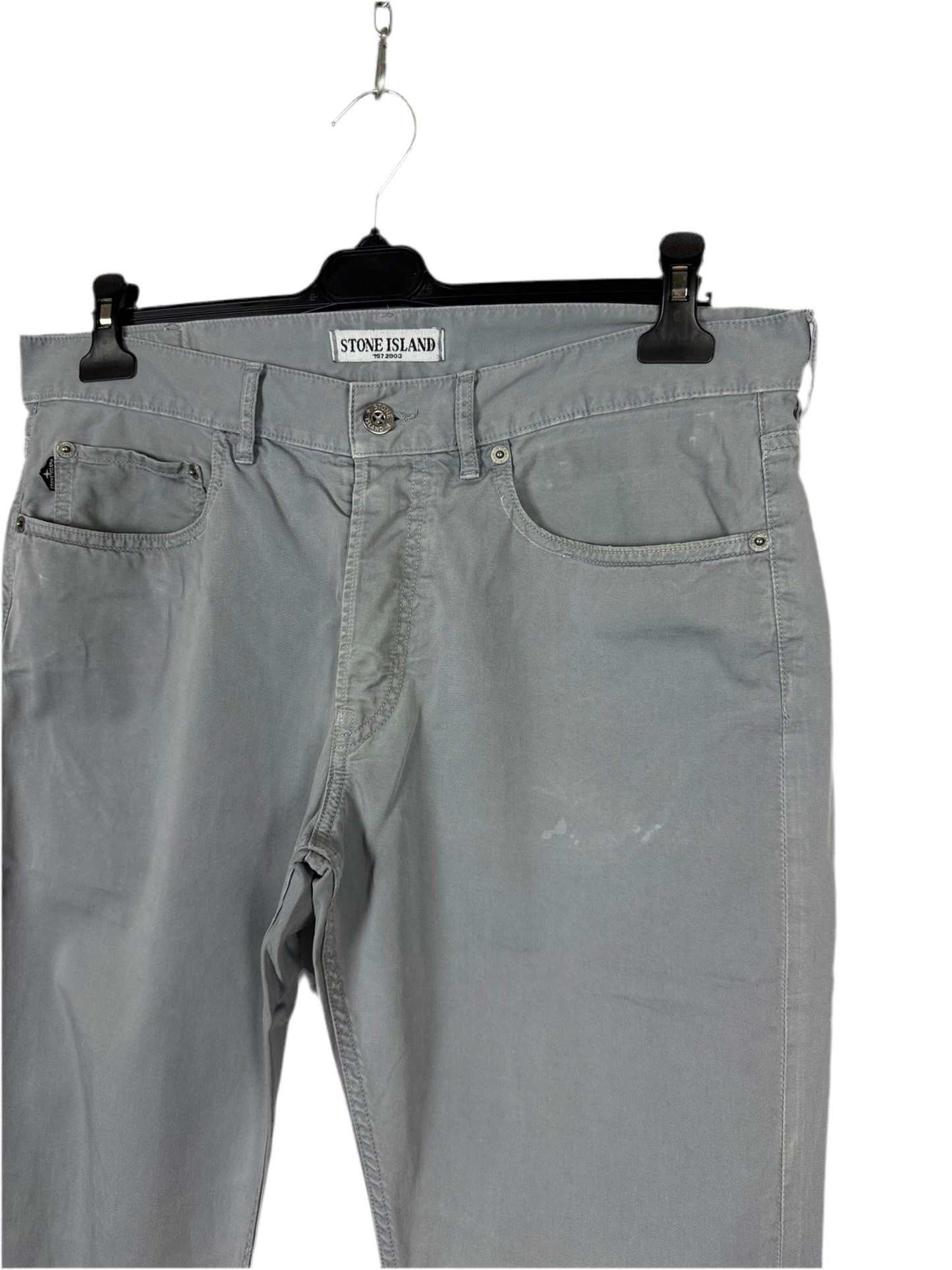 Pantaloni Vintage grigio chiaro Stone Island - Taglia W34