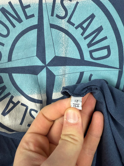 Blue Stone Island T-shirt with print – Junior size (12 years, 156cm)