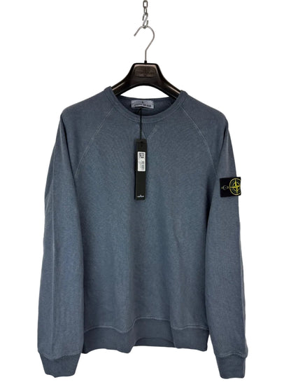 Felpa blu Stone Island (nuova con cartellino) - Taglia M