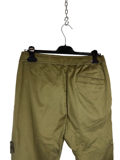 Pantaloni cargo Ghost verdi oliva Stone Island - Taglia W31