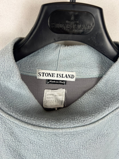 Felpa azzurra vintage Stone Island - Taglia L