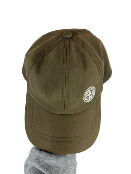 Cappello con visiera verde kaki Stone Island - Taglia L