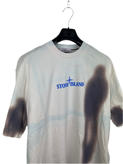T-shirt azzurra Stone Island (nuova con cartellino) - Taglia L