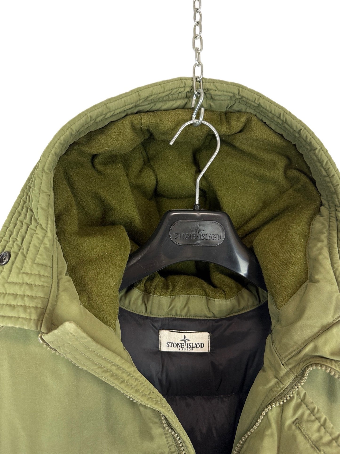 Cappotto verde imbottito Stone Island - Taglia Junior (14 anni, 165cm)