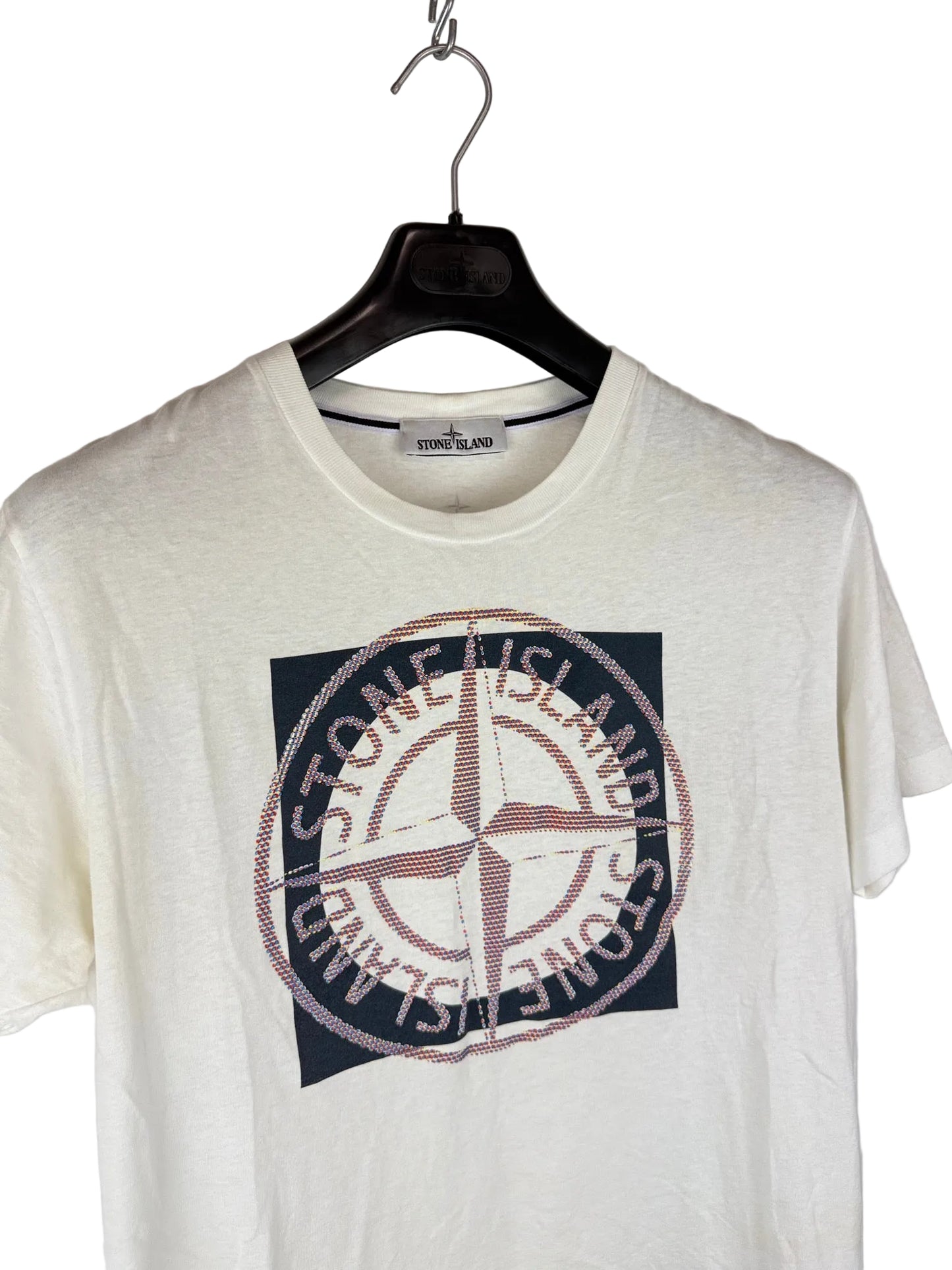 T-shirt bianca Stone Island - Taglia M