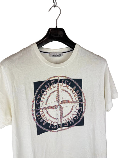 T-shirt bianca Stone Island - Taglia M