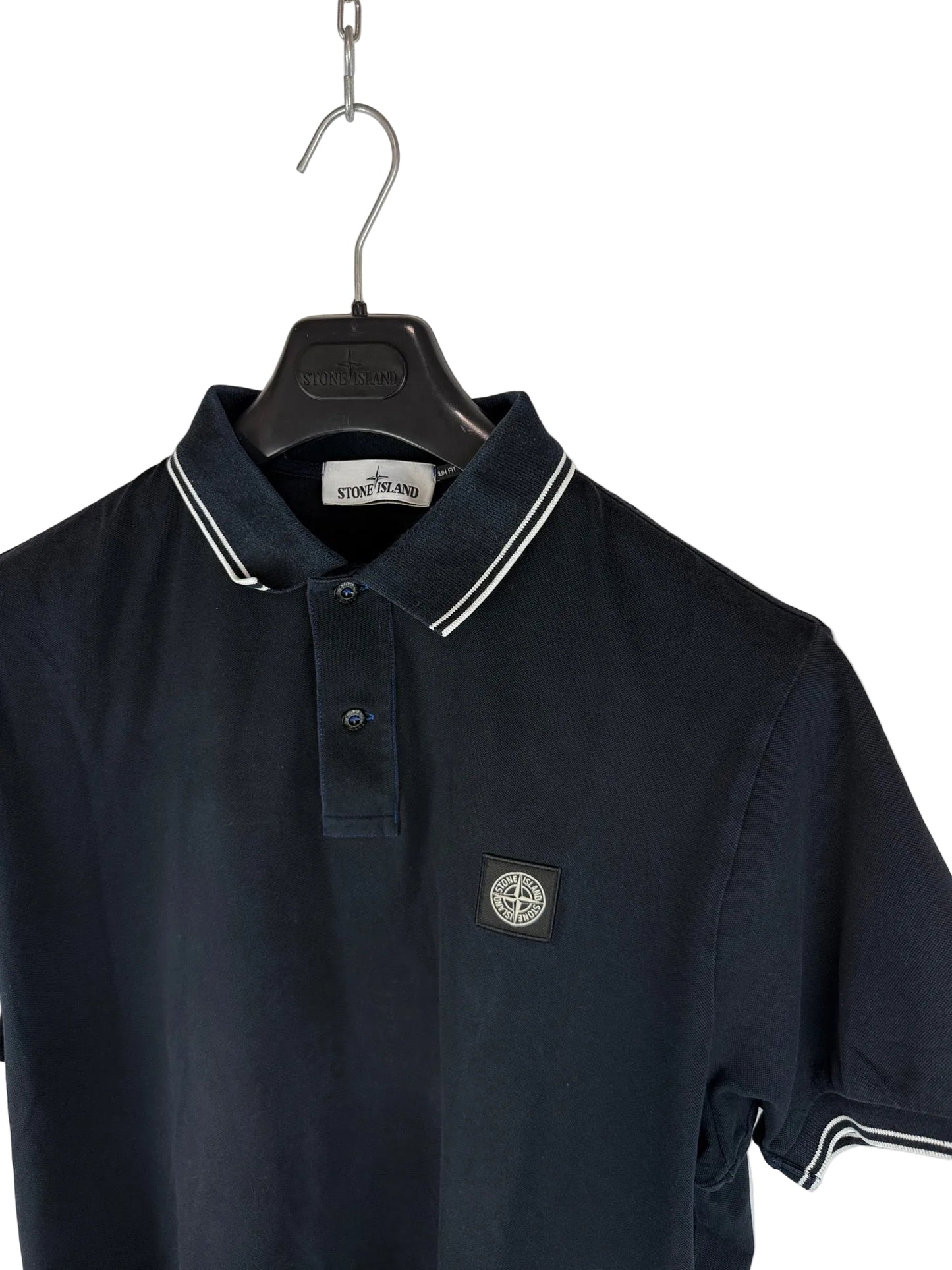Polo blu Stone Island - Taglia XXL