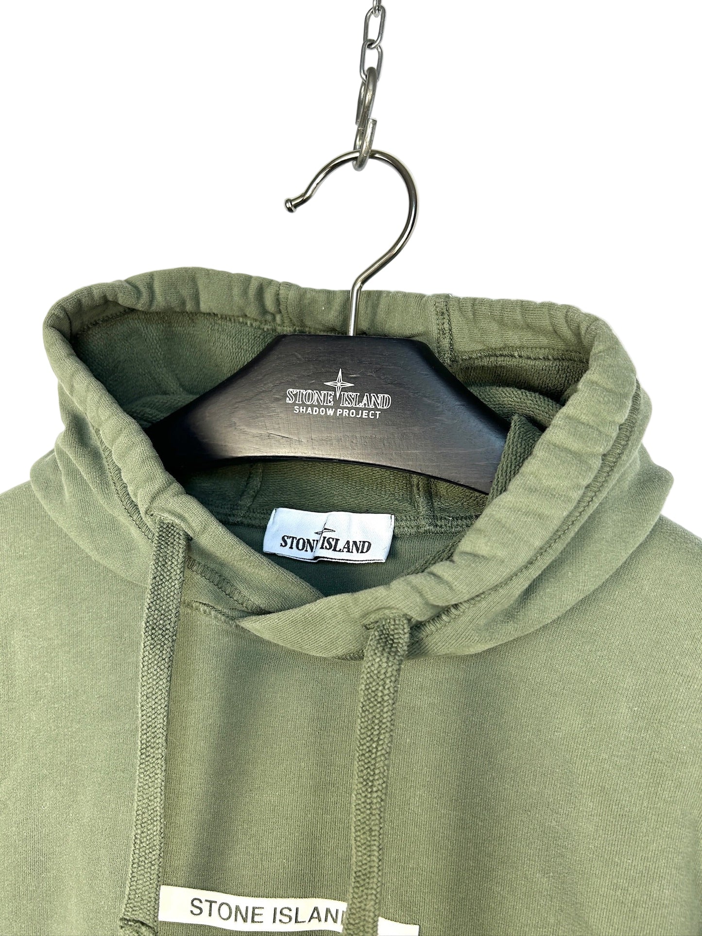 Felpa verde con cappuccio Stone Island - Taglia M