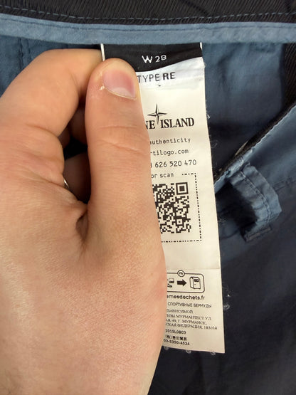 Pantaloncini cargo blu Stone Island - Taglia W28