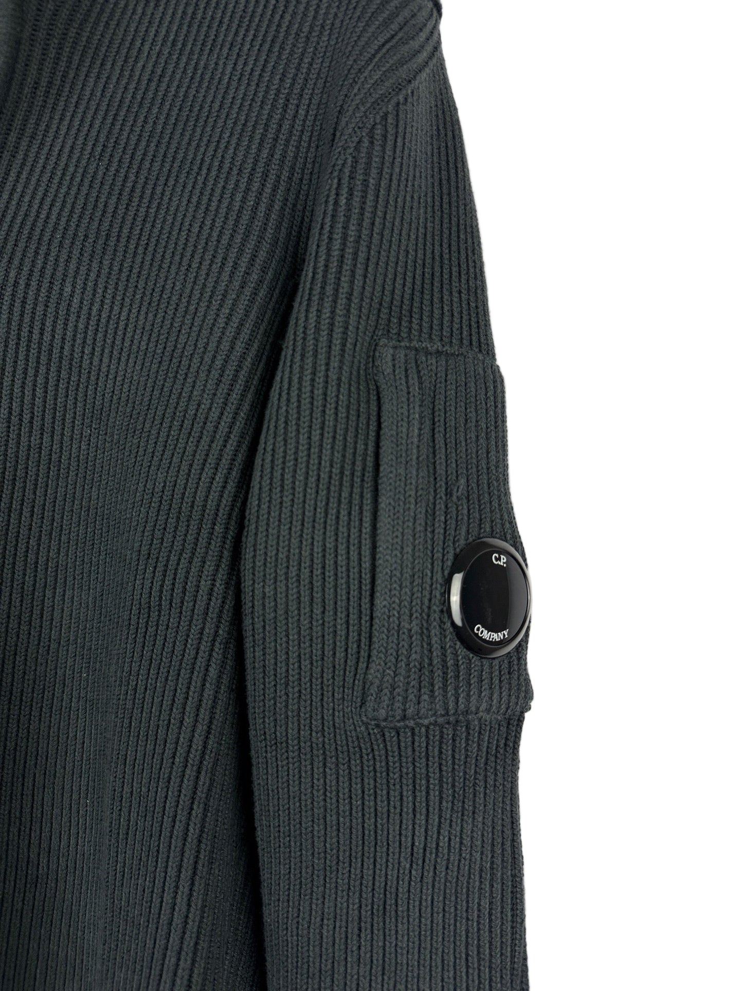 Maglione nero a mezza zip C.P. Company - Taglia S