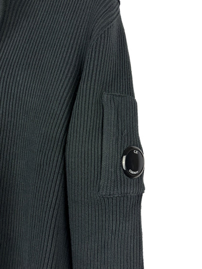 Maglione nero a mezza zip C.P. Company - Taglia S
