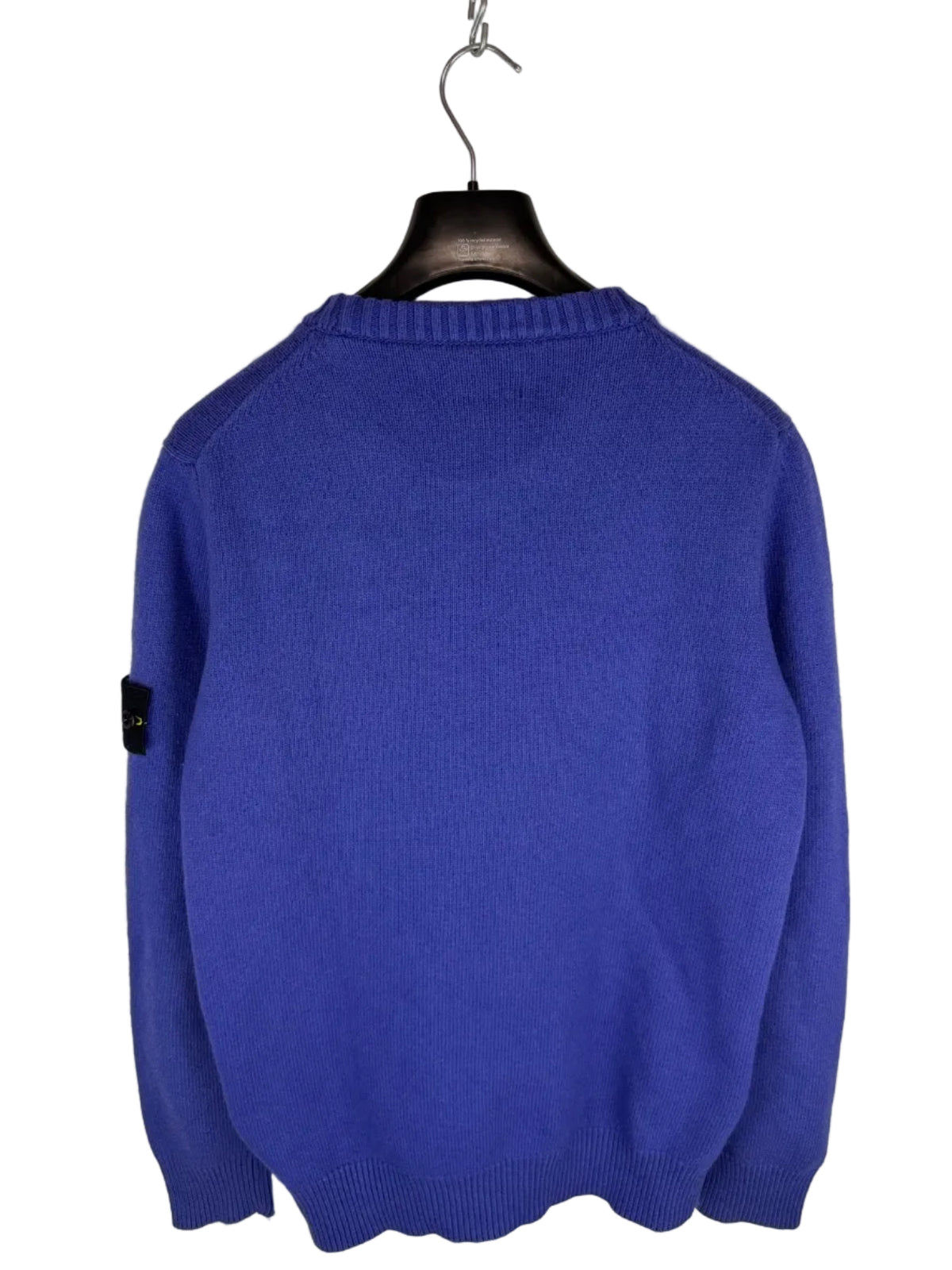 Maglione blu con logo frontale Stone Island - Taglia M