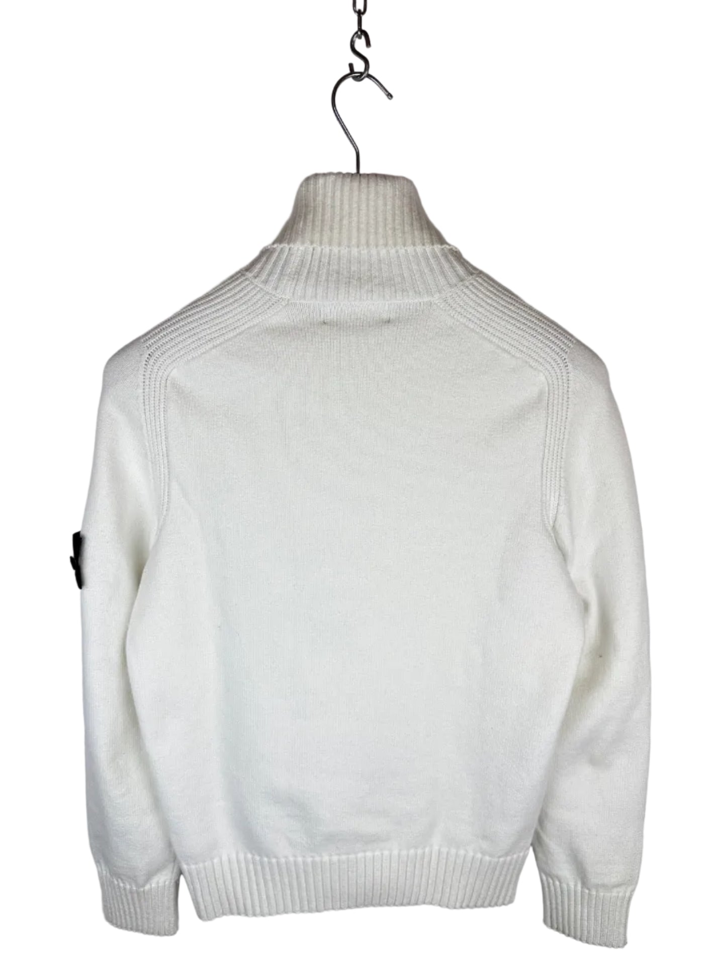 Maglione dolcevita bianco Stone Island - Taglia S