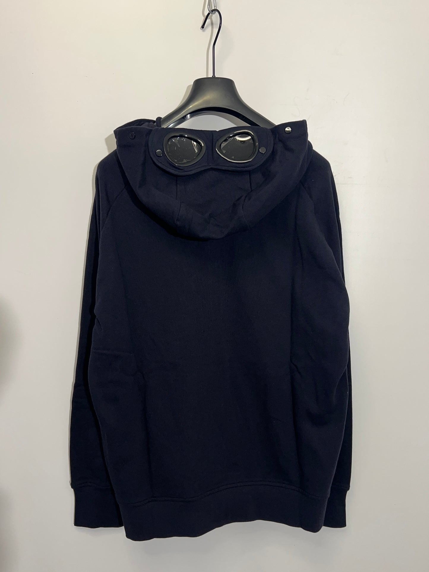 Felpa Goggle blu navy con cappuccio C.P. Company (nuova con cartellino) - Taglia L