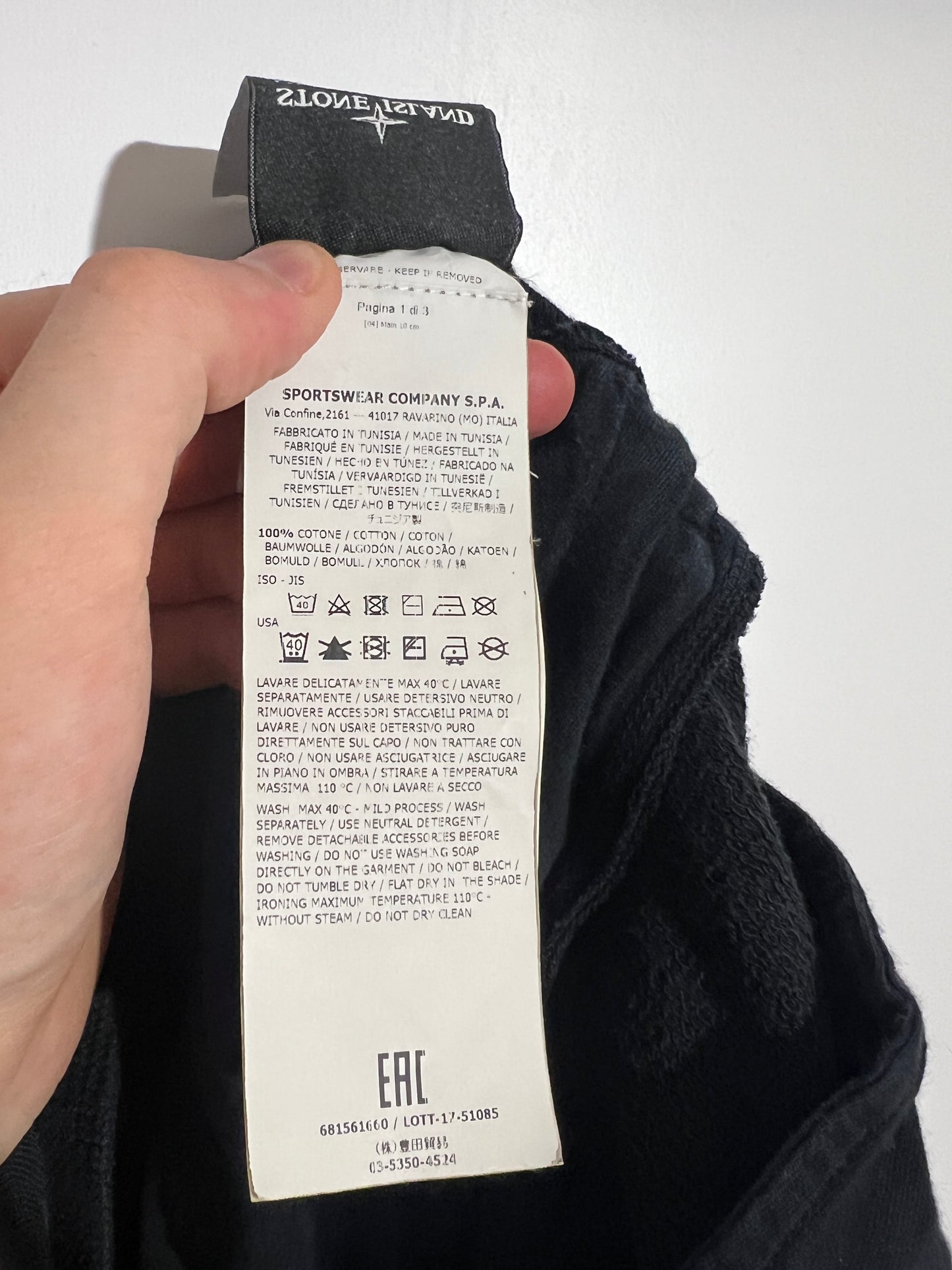 Pantaloni di tuta blu navy Stone Island - Taglia S
