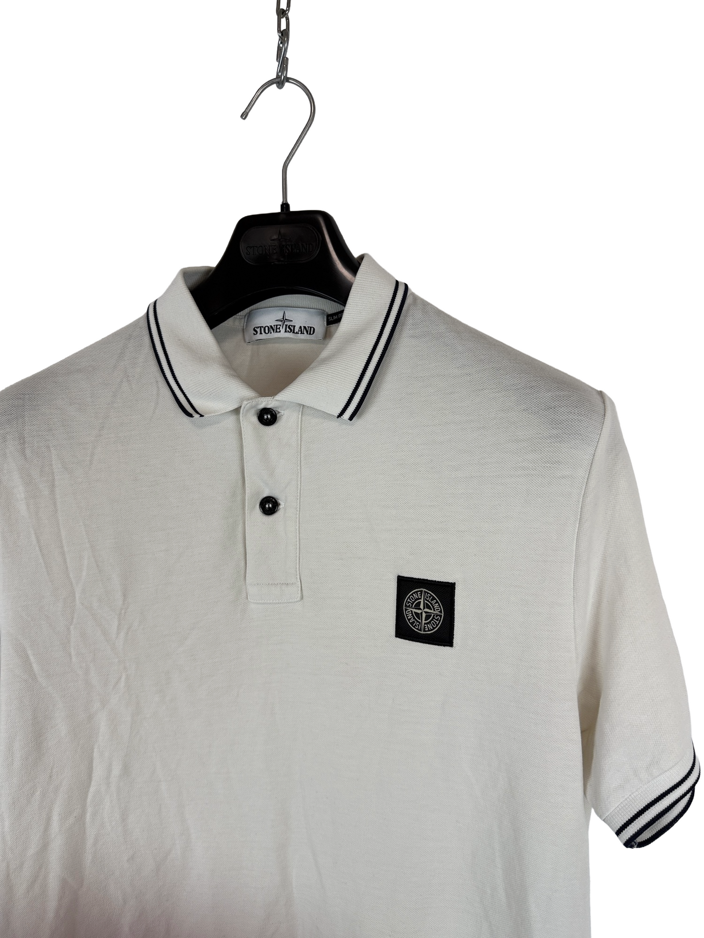 Polo bianca Stone Island - Taglia L