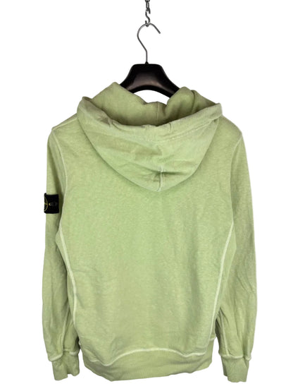 Felpa verde salvia con cappuccio Stone Island - Taglia M