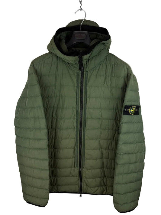 Giacca verde 0-Cotton / R-Nylon Tela Stone Island - Taglia 3XL