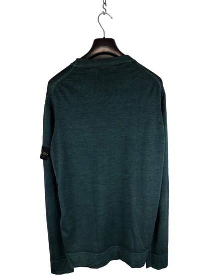 Maglione verde petrolio Stone Island - Taglia XL