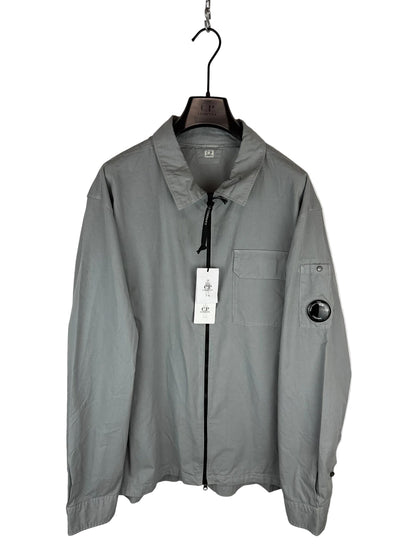 Overshirt grigia con chiusura a zip C.P. Company (nuova con cartellino) - Taglia 3XL