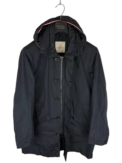 Giacca Ribermont blu navy con cappuccio a scomparsa Moncler - Taglia M