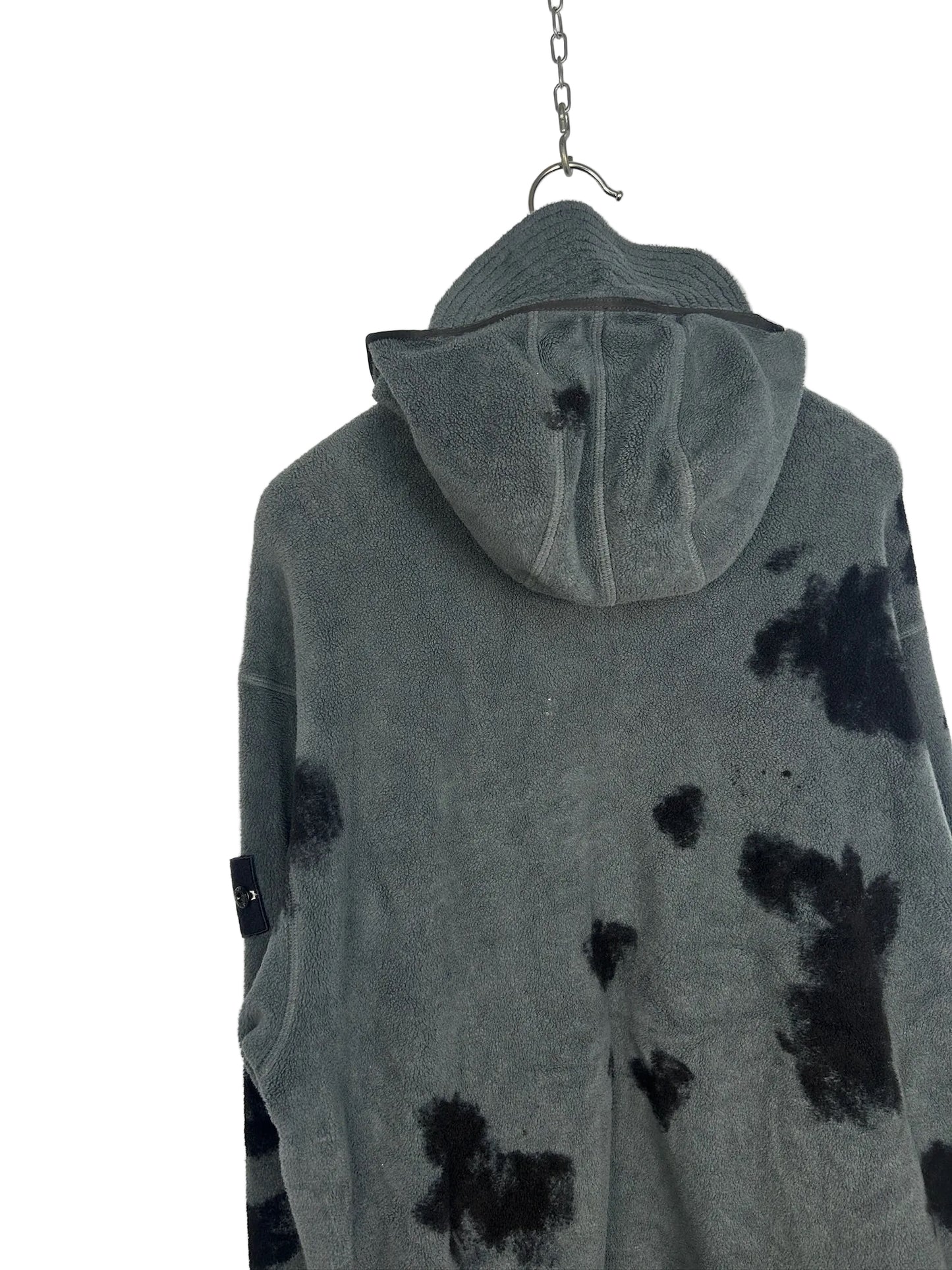 Felpa con zip e cappuccio Special Process Hand Painted Stone Island - Taglia M