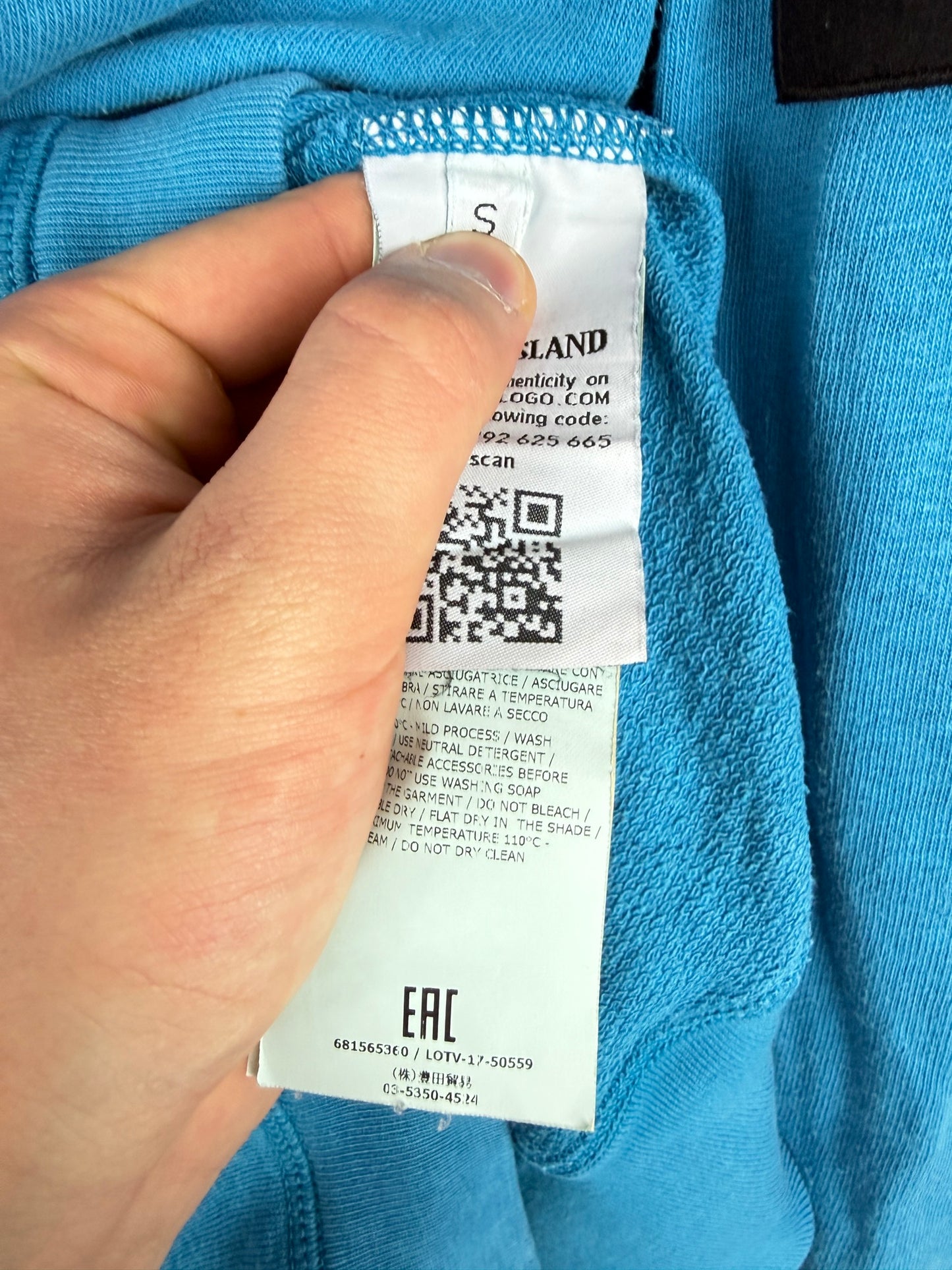 Felpa blu Stone Island - Taglia S