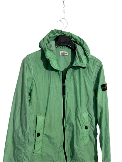 Giacca verde menta con zip e cappuccio Stone Island - Taglia Junior (14 anni, 170cm)