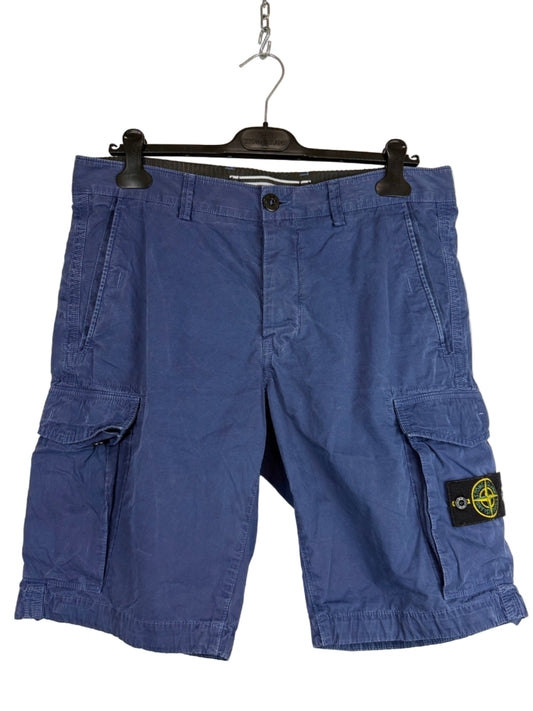 Pantaloncini cargo blu Stone Island - Taglia W33