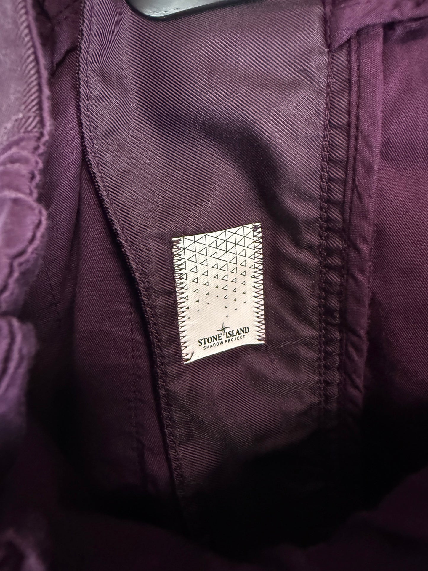 Pantaloni viola Shadow Project Stone Island (nuovi con cartellino) - Taglia W32