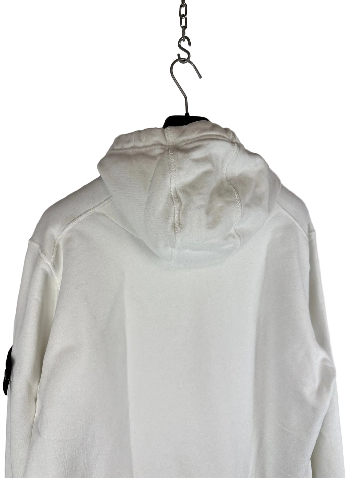 Felpa bianca con cappuccio Stone Island - Taglia XL
