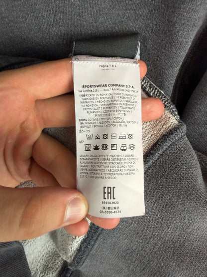 Felpa grigia con cappuccio Stone Island - Taglia L