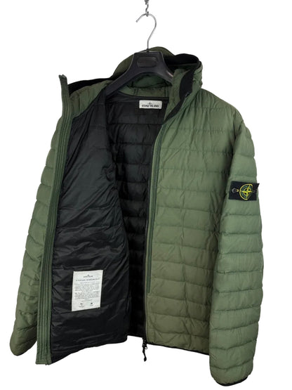 Giacca verde 0-Cotton / R-Nylon Tela Stone Island - Taglia 3XL