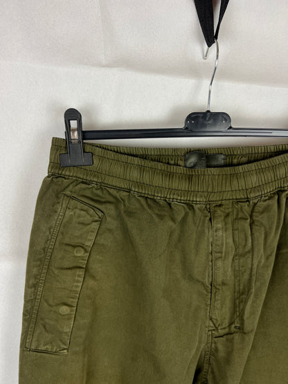 Olive green Ghost Stone Island cargo pants - Size W31