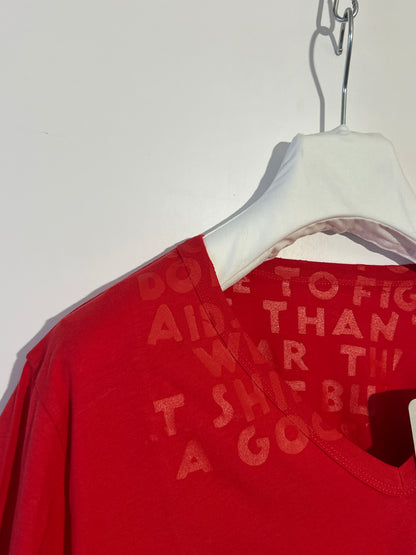 T-shirt rossa Maison Martin Margiela (nuova con cartellino) - Taglia XL