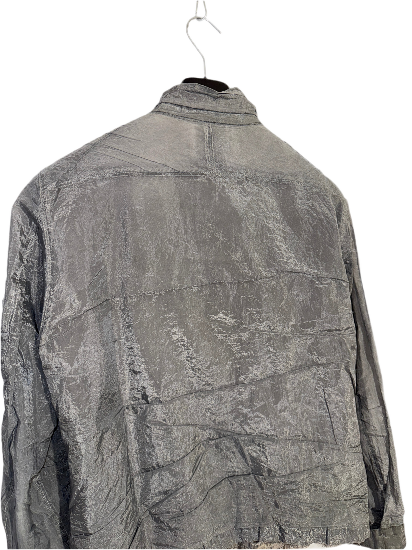 Giacca Vintage “Pure Metal Shell” del 2000 in Nylon metal Stone Island - Taglia M