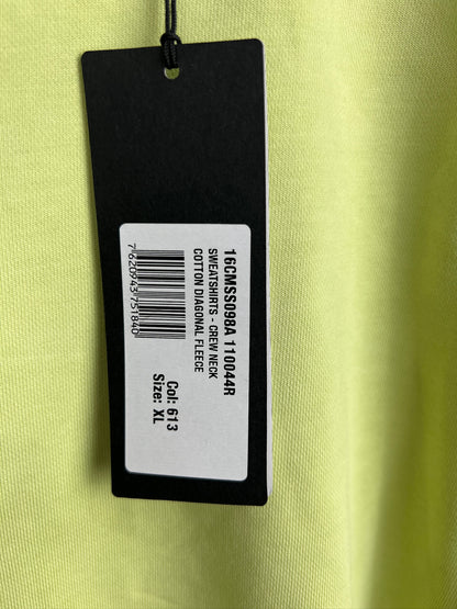 Felpa verde lime C.P. Company (nuova con cartellino) - Taglia XL