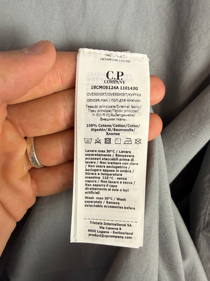 Overshirt grigia con chiusura a zip C.P. Company (nuova con cartellino) - Taglia 3XL