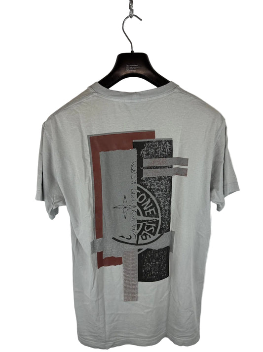 T-shirt grigia Stone Island - Taglia L