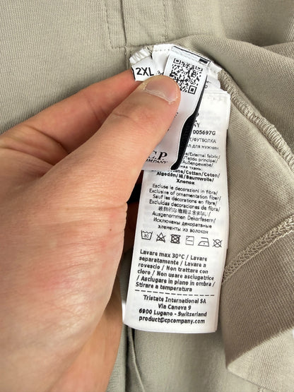 T-shirt grigia con taschino sul petto C.P. Company (nuova con cartellino) - Taglia XXL