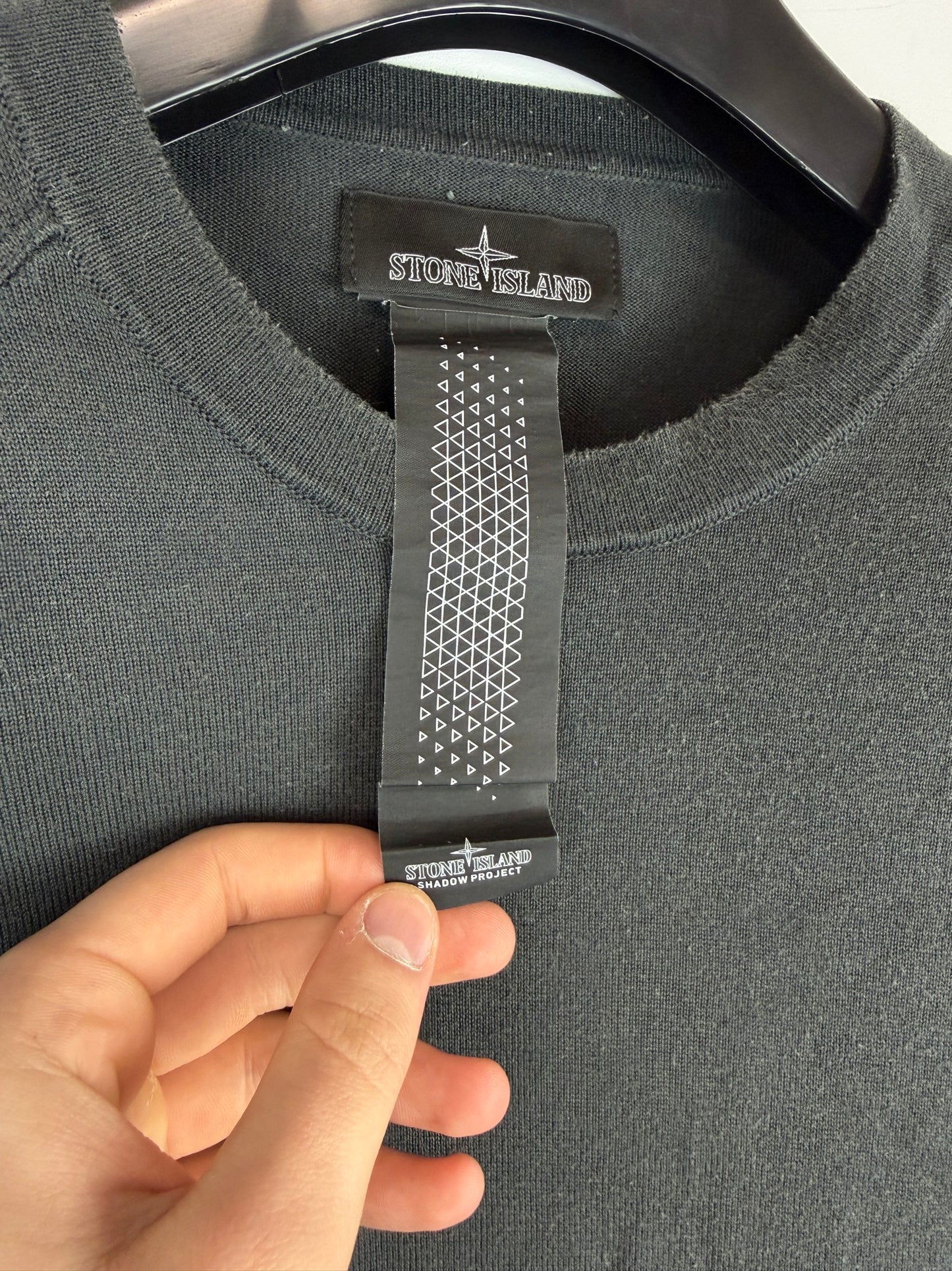 Maglione nero Stone Island Shadow Project - Taglia L