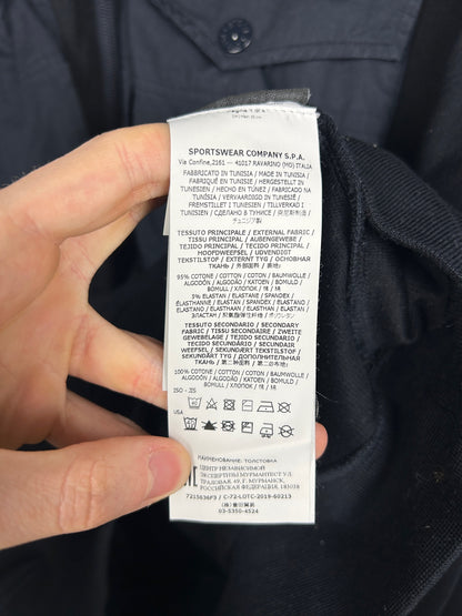 Felpa a mezza zip con cappuccio Ghost blu navy Stone Island - Taglia M